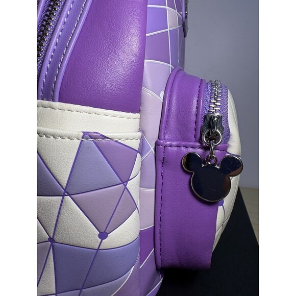 Loungefly Disney Parks Purple Wall Mini Backpack Magic Kingdom Retired main image 6